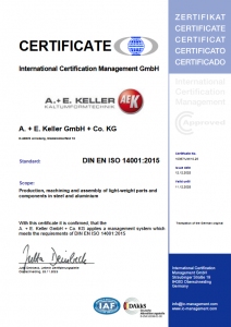DIN EN ISO 14001:2015